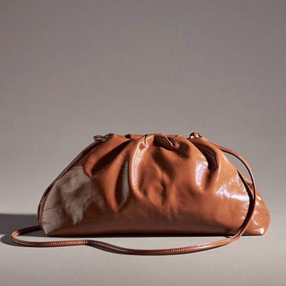 Anthropologie The Frankie Oversized Clutch Cedar
